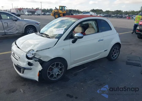 2012 Fiat 500C Lounge from USA, damaged, VIN 3C3CFFER8CT223565